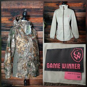 NWT Game Winner Hunting Parka Size M Coat Realtree Camo 2 in 1 Insulated WPF